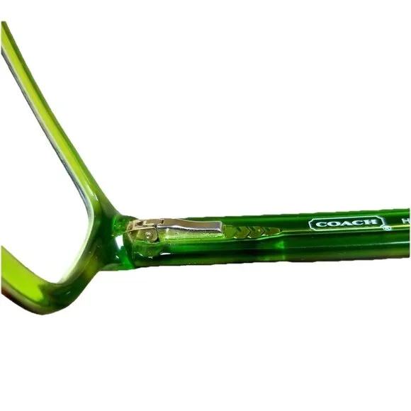 Coach Brooklyn 5117 Tortoise Green Eyeglasses w Case HC6040 5016135 Office - Picture 7 of 10